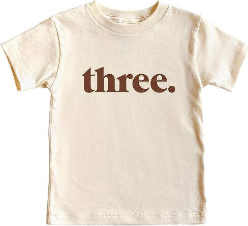 Olive Loves Apple Three Period 3rd Birthday Shirt for Boys & Girls - Toddler Third Bday Party Outfit in Kuwait