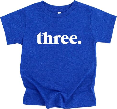 Olive Loves Apple Three Period 3rd Birthday Shirt for Boys & Girls - Toddler Third Bday Party Outfit in Kuwait