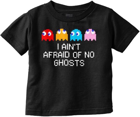 Pacman I Ain't Afraid of No Ghosts Toddler Baby Graphic T Shirt in Kuwait