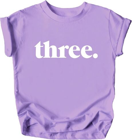 Olive Loves Apple Three Period 3rd Birthday Shirt for Boys & Girls - Toddler Third Bday Party Outfit in Kuwait