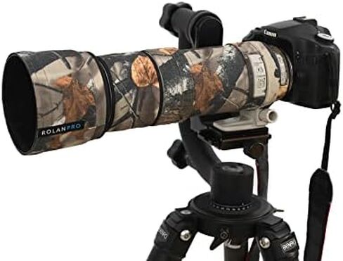 ROLANPRO Camouflage Lens Cover for Canon EF 100-400mm f4.5-5.6 L is USM Coat Lens Protective Sleeve Case-#1(Not Waterproof) in Kuwait
