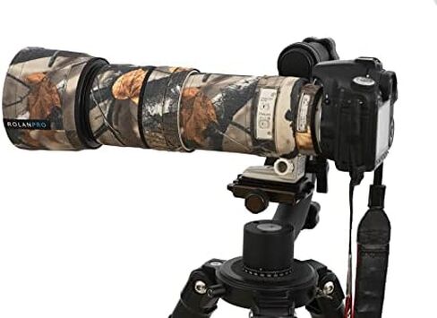 ROLANPRO Camouflage Lens Cover for Canon EF 100-400mm f4.5-5.6 L is USM Coat Lens Protective Sleeve Case-#1(Not Waterproof) in Kuwait