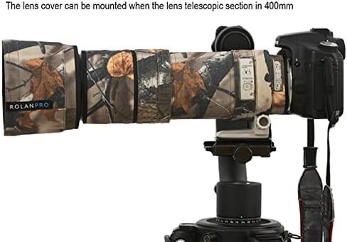 ROLANPRO Camouflage Lens Cover for Canon EF 100-400mm f4.5-5.6 L is USM Coat Lens Protective Sleeve Case-#1(Not Waterproof) in Kuwait