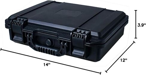 14in Waterproof Hard Case with DIY Customizable Foam Insert (13 x 9.8 x 3.3in Interior) in Kuwait