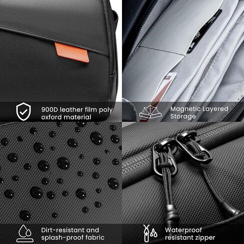 Tomat Carrying Case for Insta360 Luna Ultra/X5/Osmo Pocket 3 Accessories | Portable Large Carry Bag for Xtra Muse/Osmo 360/Mobile 8 Waterproof Multilayer Protective Travel Storage with Shoulder Strap in Kuwait