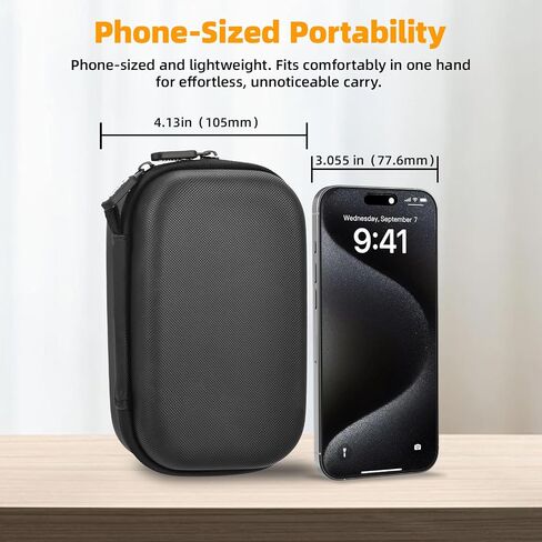 BRDRC Carrying Case for Insta360 Ace Pro 2/Ace Pro Xplore Bundle Kit, Portable Small Storage Bag Hard Shell Battery Travel Case with Wrist Strap Carabiner Insta 360 Ace Pro 2/Ace Pro Accessoires in Kuwait
