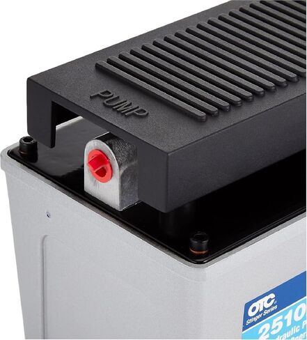 OTC 2510A Stinger 10,000 PSI Foot Operated Air/Hydraulic Pump for Rams, Presses, & Hydraulic Pullers, CHROME | Ideal for Use with Rams, Presses, and Hydraulic Pullers in Saudi Arabia