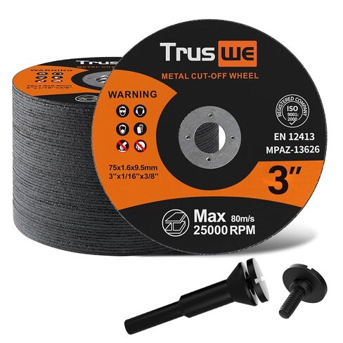 Cut Off Wheels 52 Pack,4 1/2 Inch,0.45 USD/Pack,Metal and Stainless Steel Cutting Wheel for Angle Grinder,Ultra Thin Cut-Off Wheel Cutting Disc (52 PCS 4-1/2 x .045 x 7/8 inch Cut Off Wheels) in Kuwait