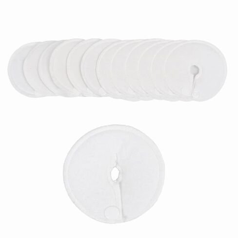 Feeding Tube Pads, G Tube Covers Gtube Button Covers Holder,12 Pack White | Soft Absorbent Gtube Pads, Peritoneal Abdominal Dialysis Peg Tube Supplies Feeding Tube Supplies for Nursing Care in Kuwait