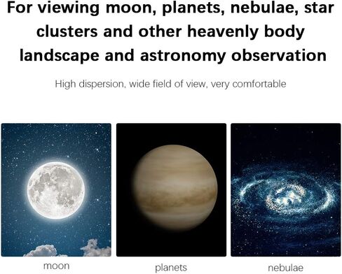 8-24mm Continuous Zoom Eyepiece for Astronomical Telescope, 1.25 Inch / 31.7mm Zoom Eyepiece with Wideband Green Coating, Aluminum Alloy & Optical Glass, for Moon Planets Nebulae in Kuwait