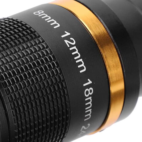 8-24mm Continuous Zoom Eyepiece for Astronomical Telescope, 1.25 Inch / 31.7mm Zoom Eyepiece with Wideband Green Coating, Aluminum Alloy & Optical Glass, for Moon Planets Nebulae in Kuwait