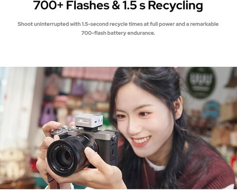 Godox iT20 S iT20-S TTL Flash for Sony, 700 Full Power Flash, 1.5s Recycling Time, Built-in Lithium Battery, Mini Flash Speedlight with Color Filters (NO HSS, Black) in Kuwait
