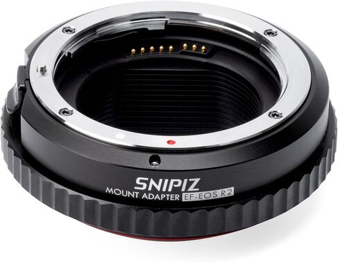 EF-EOS R2 Lens Mount Adapter EF/EF-S Lens to RF Mount Camera Autofocus Lens Converter Compatible with Canon EF/EF-S Lens to EOS R, RP, R3, R5, R6, R6II, R7, R8, R10, R50, R100 Cameras in Kuwait