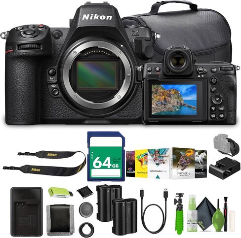 Nikon Z8 Professional Full Frame Mirrorless 8K Video & Stills Hybrid FX Camera + EN-EL15C Battery + 64GB Memory Card+ Photo Editing Software + More in Kuwait