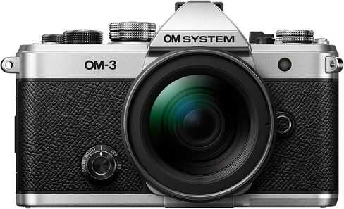 OM SYSTEM Olympus OM-3 Silver Micro Four Thirds System Camera Travel Camera Weather Sealed Design 5-Axis Image Stabilization in Kuwait
