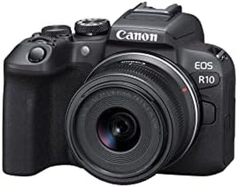 Canon EOS R10 Mirrorless Camera Lens Kit (Renewed) | RF-S18-45mm f 4.5-6.3 is STM in Kuwait