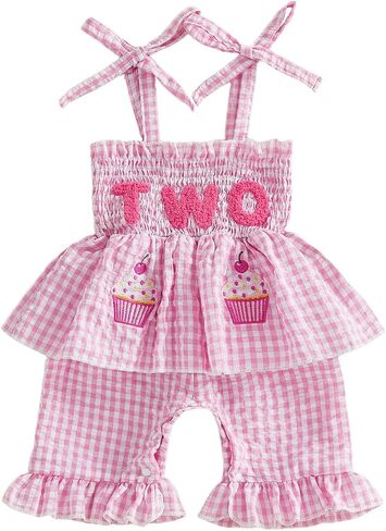 First 2nd 3rd 4th 5th 7 8 Years Birthday Outfit Girl Smocked Birthday Dress Toddler B Day Outfits for Girls in Kuwait