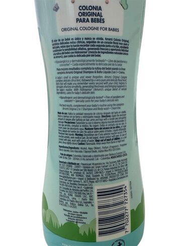 Arrurru naturals Colonia Original Azul 27.5 fl.oz (800 ml) in Kuwait