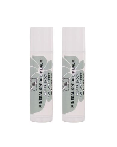 Mineral SPF 30 Lip Balm, Non-Nano Zinc Oxide 20%, Beeswax, Coconut Oil, Vitamin E, Sun Protection in Kuwait