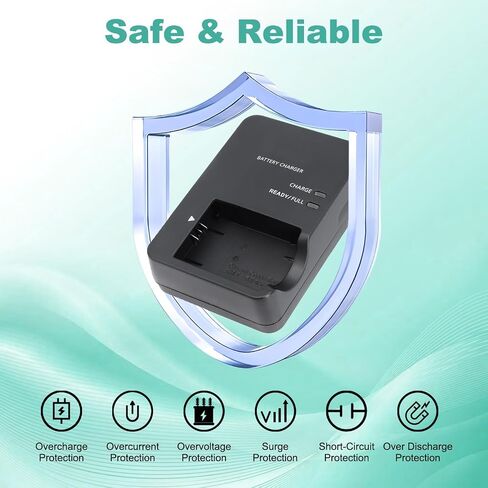 CB-2LH CB-2LHT NB-13L Wall Battery Charger Compatible with Canon PowerShot G1 X Mark III G5X G5 X Mark II G7 X G7 X Mark II III G9X G9 X Mark II SX620 SX720 SX730 SX740 HS (Not Applicable to G1 X) in Kuwait