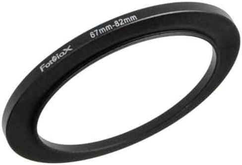 Fotodiox Metal Step Up Ring, Anodized Black Metal 67mm-82mm, 67 - 82 mm in Kuwait