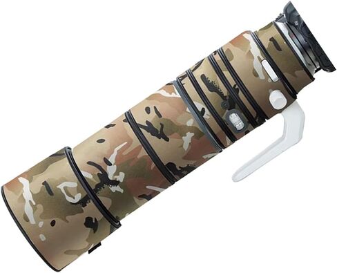 Waterproof Lens Cover for Canon RF 200-800 F6.3-9 is,Green Leaf camo | Lens Protective Camouflage Lens Protection Sleeve Rain Cover in Kuwait