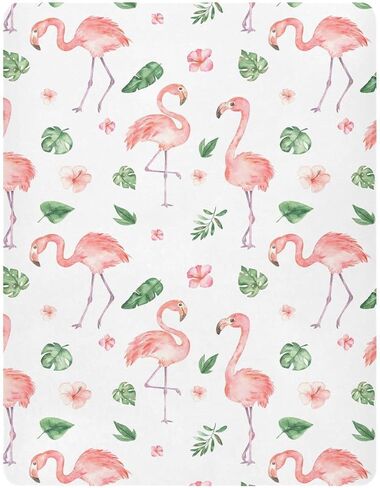 Burbuja Goose Bird Twig Crib Sheet for Boys Girls, Fitted Crib Sheet 28 x 52 in for Standard Crib & Toddler Bed Mattresses, Soft & Breathable in Saudi Arabia
