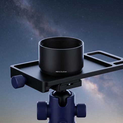 jojofuny Telescope Extension Tube M68x0.75 Threaded Adapter 37mm Aluminum Alloy for Telescopes and Cameras, Easy Installation and Versatile Compatibility for Astrophotography in Kuwait
