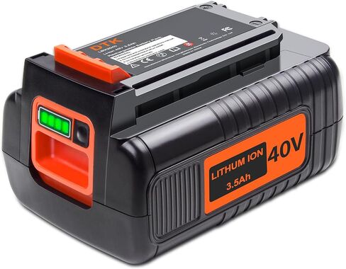 DTK 3.5Ah 40V MAX Batteries Replacement for Black and Decker 40V Battery LBX2040 LBX36 LBXR36 LBXR2036 LST540 LST136W Replacement for Black&Decker in Kuwait