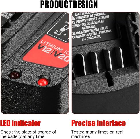 Powilling 2-Pack 3.5Ah 20V Lithium Battery Replacement for Craftsman V20 | Lithium Battery and Charger Replacement for Craftsman 20V Battery V20 Battery and Charger Kit for CMCB204 CMCB205 CMCB206 in Saudi Arabia