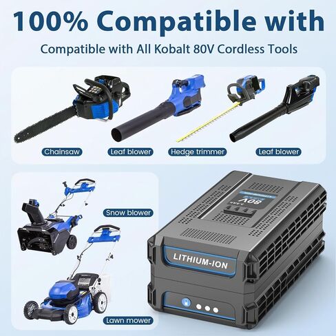 Upgraded 3.5Ah Compatible with Kobalt 80V Battery | Heavier and 1/3 Longer,Not Suitable for Hand Tools,Compatible for KB2580-06 KB580-06 KB680-06 KB280-06, Cordless Power Tools in Kuwait