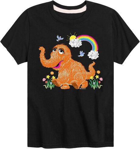 Sesame Street - Scribble Snuffleupagus - Toddler and Boys Short Sleeve Tee in Kuwait