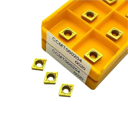 High Toughness Turning Blade Machine Accessories 10PCS CCMT060204 6020 15TF 735 Hard Alloy Internal Milling Cutter Lathe Tool Parts(CCMT060204 735) in Kuwait