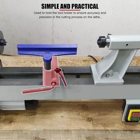 Cast Iron Wood Lathe Banjo for 10 inch or 12 inch Lathes, Fit for 16mm Diameter Tool Rests, Upgrades Replacement Tool Rest Holder Base for Woodturning in Kuwait