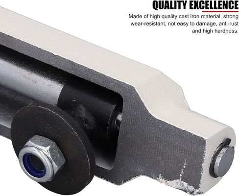 Cast Iron Wood Lathe Banjo for 10 inch or 12 inch Lathes, Fit for 16mm Diameter Tool Rests, Upgrades Replacement Tool Rest Holder Base for Woodturning in Kuwait