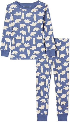 Amazon Essentials Babies, Toddlers and Boys' Snug-Fit Cotton Pajama Set, Multipacks in Kuwait