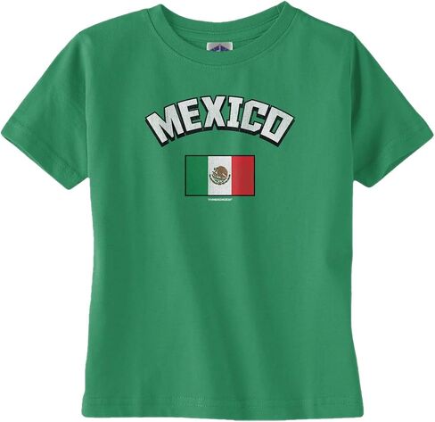 Threadrock Baby Boys' Mexico Mexican Flag Infant T-Shirt in Kuwait