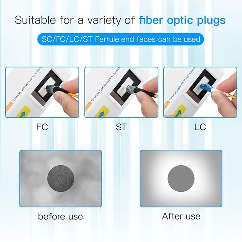 2-Pack Replacement Core for Fiber Cleaner Box | replacement cleaning tapes for fiber optic cleaner boxes. Refill core, easy to install. For FC/SC/LC/ST connectors in Kuwait