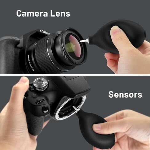 Camera Lens Cleaning Kit with Pro 10x Sensor Swabs, Sensor Cleaner, Compatible with Canon, Nikon, Sony mirrorless DSLR Camera (Enhanced Version) in Kuwait