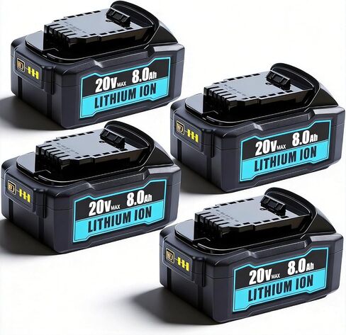 8-Pack 18V 8000Ah True Capacity Extended Capacity Replace for Makita 18V Battery BL1830B BL1850B BL1840B BL1815B in Kuwait
