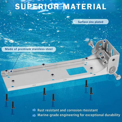 Transducer Bracket 000-10874-001 Shockproof Strong Structure Skimmer Transom Mount Stable Compatible for LSS-2 Mounting Bracket in Saudi Arabia