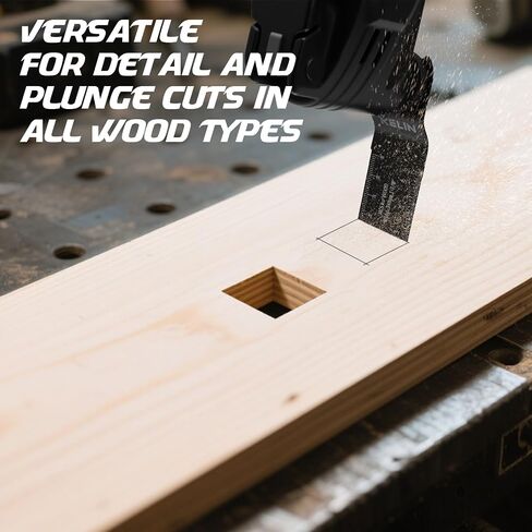 116pcs Titanium Oscillating Tool Blades, Universal Multitool Blades | 4 Types Titanium Saw Blades for Wood, Metal, Drywall, Pipes – Fits Dewalt, Bosch, Milwaukee & 98% Oscillating Tools in Saudi Arabia