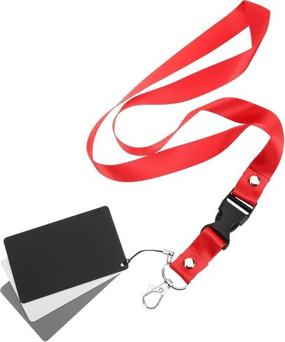4pcs Portable White Balance Cards for Camera Photography with Acrylic Gray Cards for Exposure Metering and Parameter Adjustment, Waterproof Design with Carrying Cord in Saudi Arabia