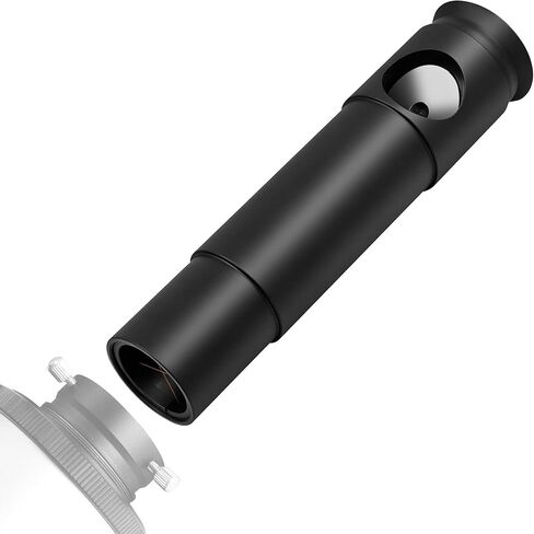 Alstar 1.25 Inch Collimating Cheshire Eyepiece Metal Collimator Tool | Without Laser, for Newtonian Reflector Telescope, Short Version for Precise Optics Alignment, with 45 Degree Plate in Kuwait