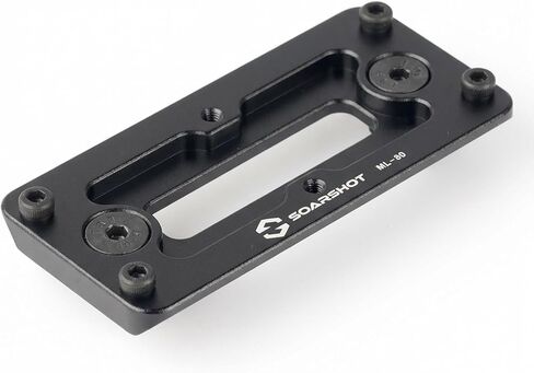MLOK Arca Rail Adapter, Quick Release Dovetail Plate Compatible with Arca-Swiss & RRS Tripod Heads, CNC Aluminum Bipod & Tripod Mount for Hunting (ML-80) in Kuwait