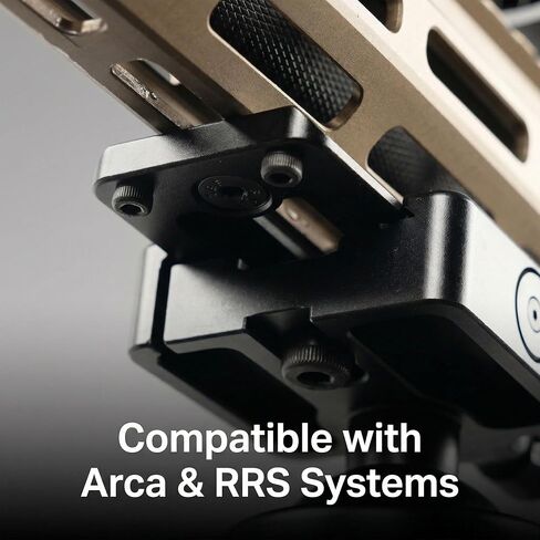 MLOK Arca Rail Adapter, Quick Release Dovetail Plate Compatible with Arca-Swiss & RRS Tripod Heads, CNC Aluminum Bipod & Tripod Mount for Hunting (ML-80) in Kuwait
