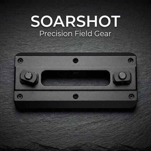 MLOK Arca Rail Adapter, Quick Release Dovetail Plate Compatible with Arca-Swiss & RRS Tripod Heads, CNC Aluminum Bipod & Tripod Mount for Hunting (ML-80) in Kuwait
