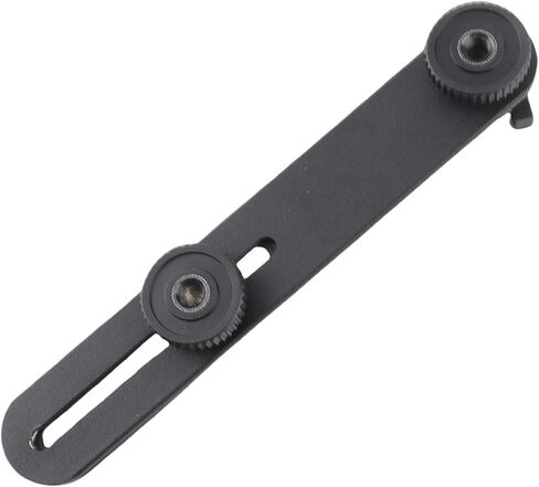 Dual Flash Bracket, Dual Camera Mount Extension Bar Straight Flash Bracket with 1/4 Screw Hot Shoe for DSLR Camera Light Stand in Kuwait