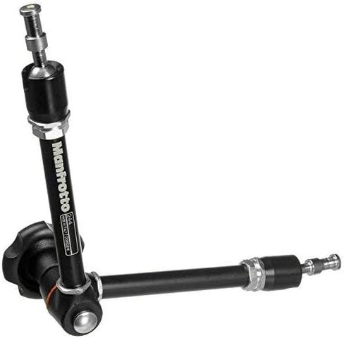 Manfrotto 244N Variable Friction Magic Arm (Black) and Manfrotto 143BKT Replacement Camera Bracket for Magic Arm (Black) in Saudi Arabia