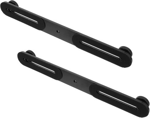 BESPORTBLE Dual Mount Extension Bar with Adjustable Microphone and Camera Flash Bracket, 2pcs Spacing Bar for Professional Video and Audio Recording Setup in Kuwait